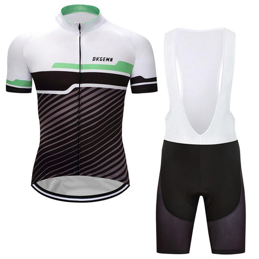 Men's Short Sleeve Cycling Jersey (Bib) Shorts DKGEMN-057