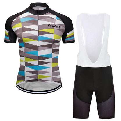 Men's Short Sleeve Cycling Jersey (Bib) Shorts DKGEMN-059