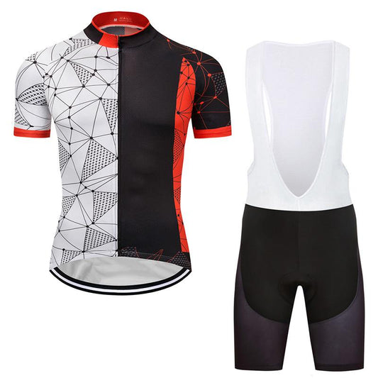 Men's Short Sleeve Cycling Jersey (Bib) Shorts DKGEMN-066