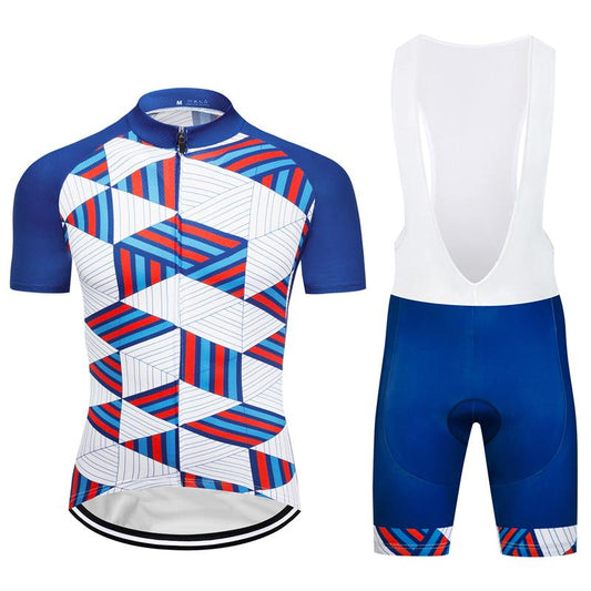 Men's Short Sleeve Cycling Jersey (Bib) Shorts DKGEMN-068