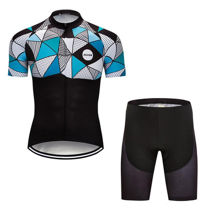 Men's Short Sleeve Cycling Jersey (Bib) Shorts DKGEMN-075