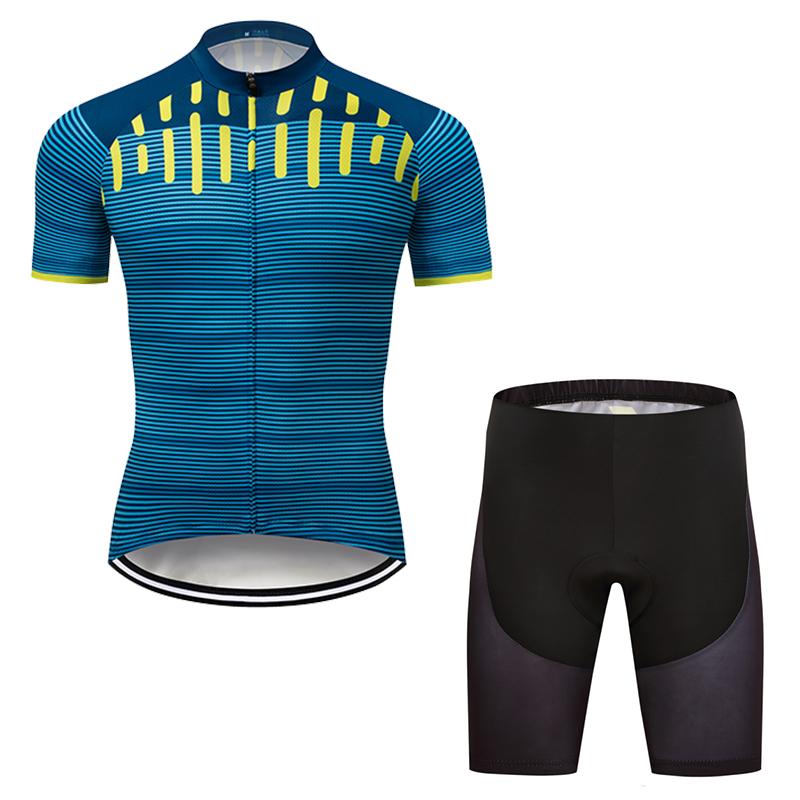 Men's Short Sleeve Cycling Jersey (Bib) Shorts DKGEMN-078