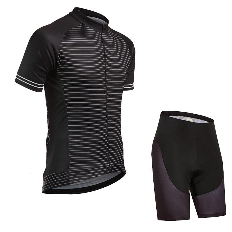 Men's Short Sleeve Cycling Jersey (Bib) Shorts DKGEMN-086