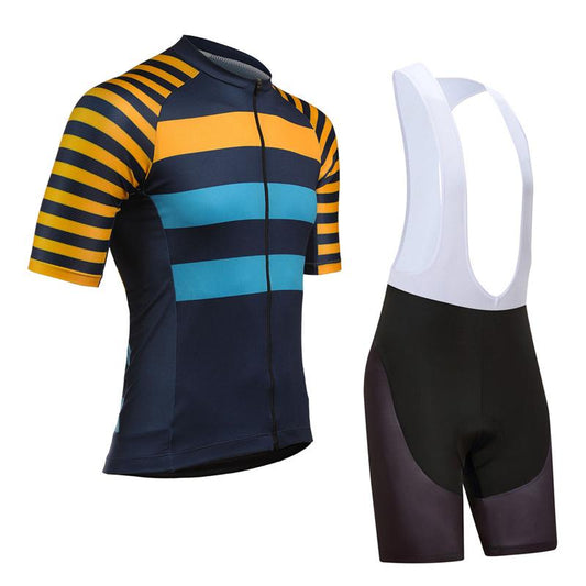 Men's Short Sleeve Cycling Jersey (Bib) Shorts DKGEMN-089