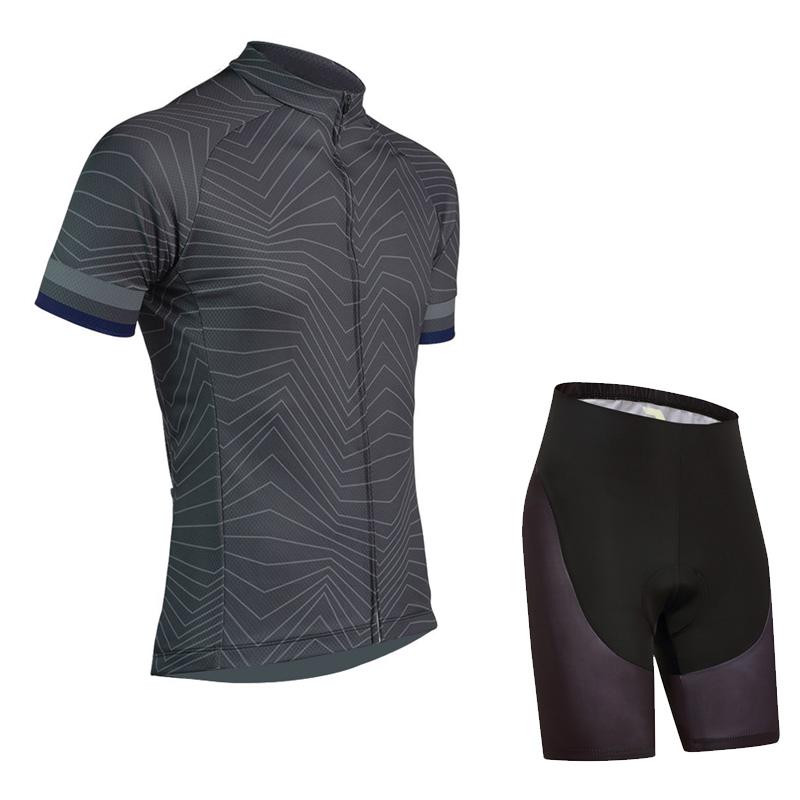 Men's Short Sleeve Cycling Jersey (Bib) Shorts DKGEMN-097