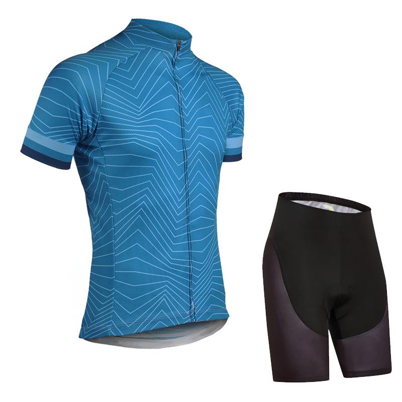 Men's Short Sleeve Cycling Jersey (Bib) Shorts DKGEMN-098