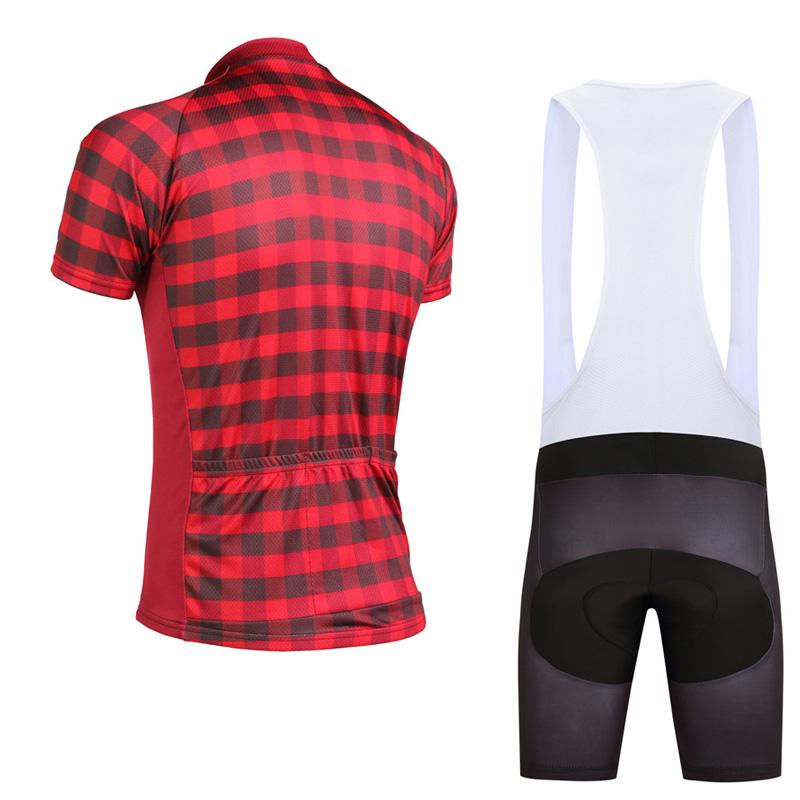 Men's Short Sleeve Cycling Jersey (Bib) Shorts DKGEMN-111