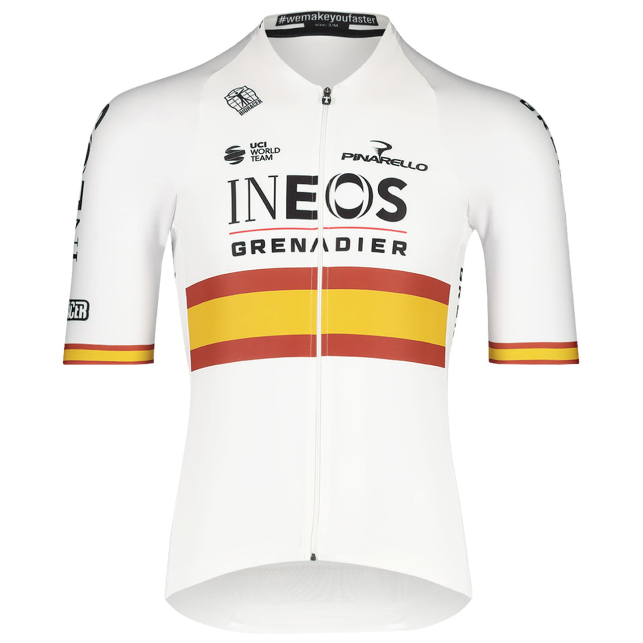 Men's Short Sleeve Cycling Jersey (Bib) Shorts Ineos-2022-004-AC