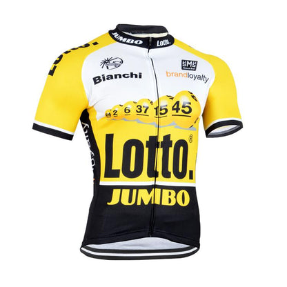 Men's Short Sleeve Cycling Jersey (Bib) Shorts Lotto-002