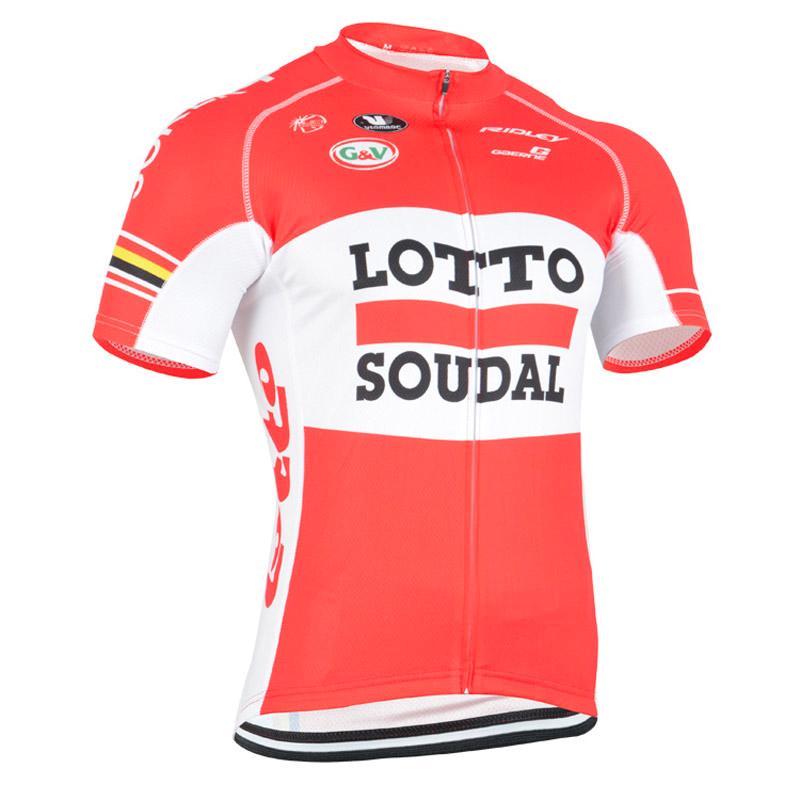 Men's Short Sleeve Cycling Jersey (Bib) Shorts Lotto-001