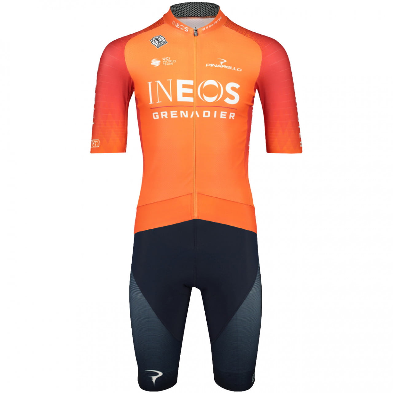 Men's Short Sleeve Cycling Jersey (Bib) Shorts Ineos-2022-001-AC