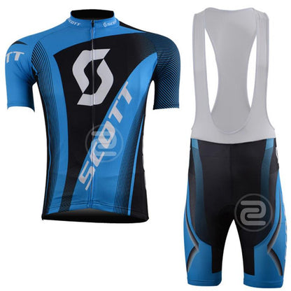 Men's Short Sleeve Cycling Jersey (Bib) Shorts SCOTT-005