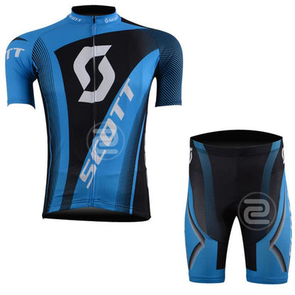 Men's Short Sleeve Cycling Jersey (Bib) Shorts SCOTT-005