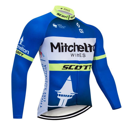 Men's long Sleeve Cycling Jersey (Bib) longs SCOTT-018