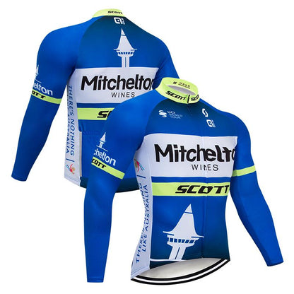 Men's long Sleeve Cycling Jersey (Bib) longs SCOTT-018