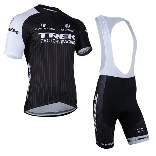 Men's Short Sleeve Cycling Jersey (Bib) Shorts Trek-001