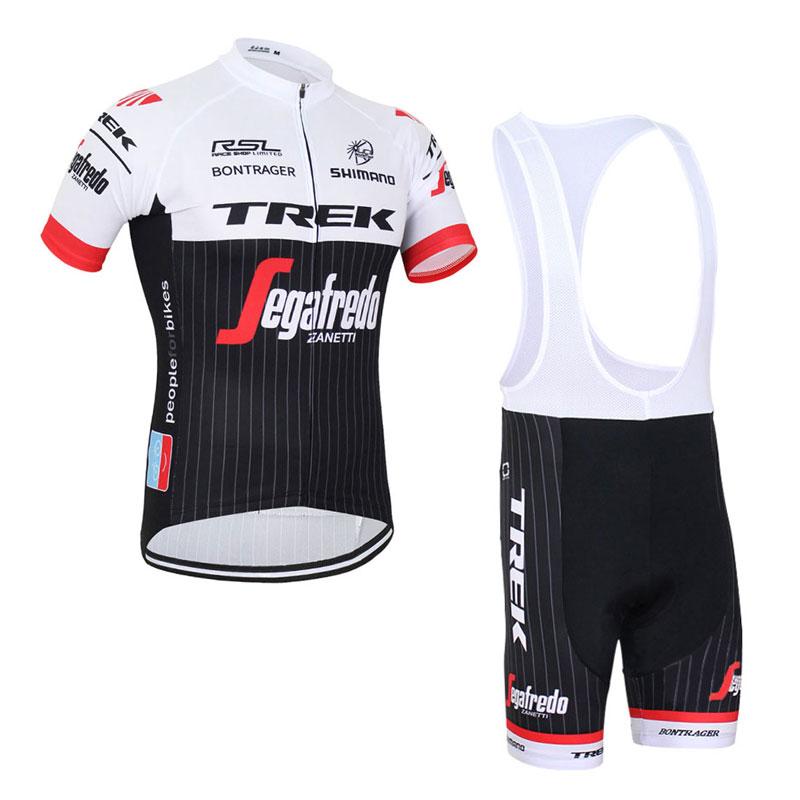 Men's Short Sleeve Cycling Jersey (Bib) Shorts Trek-003