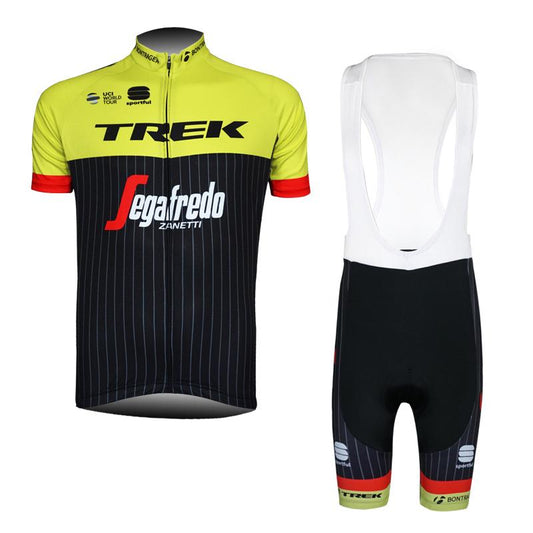 Men's Short Sleeve Cycling Jersey (Bib) Shorts Trek-004