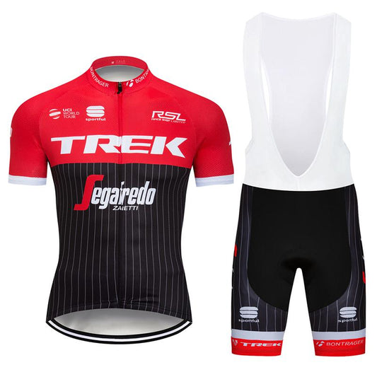 Men's Short Sleeve Cycling Jersey (Bib) Shorts Trek-005