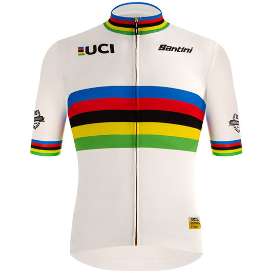 UCI SHORT SLEEVE JERSEY ROAD 100 GOLD 2021 001