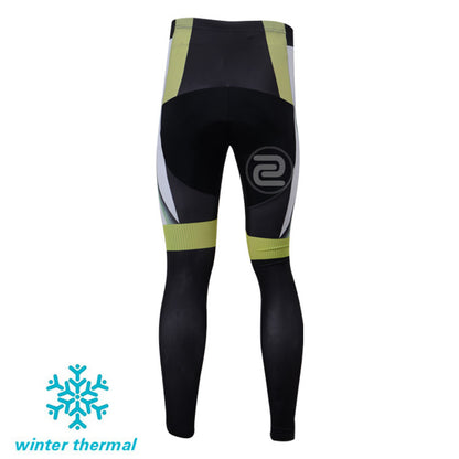 Winter Fleece Long Sleeve Cycling Jersey (Bib) Pants 013