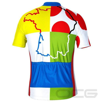 Men's Short Sleeve Cycling Jersey (Bib) Shorts DLZ-014