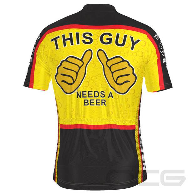 Men's Short Sleeve Cycling Jersey (Bib) Shorts DLZ-011